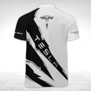 tesla zipper polo shirt gift for tesla lovers gift for gift for him husband boyfriend car128021025029 vfqu2