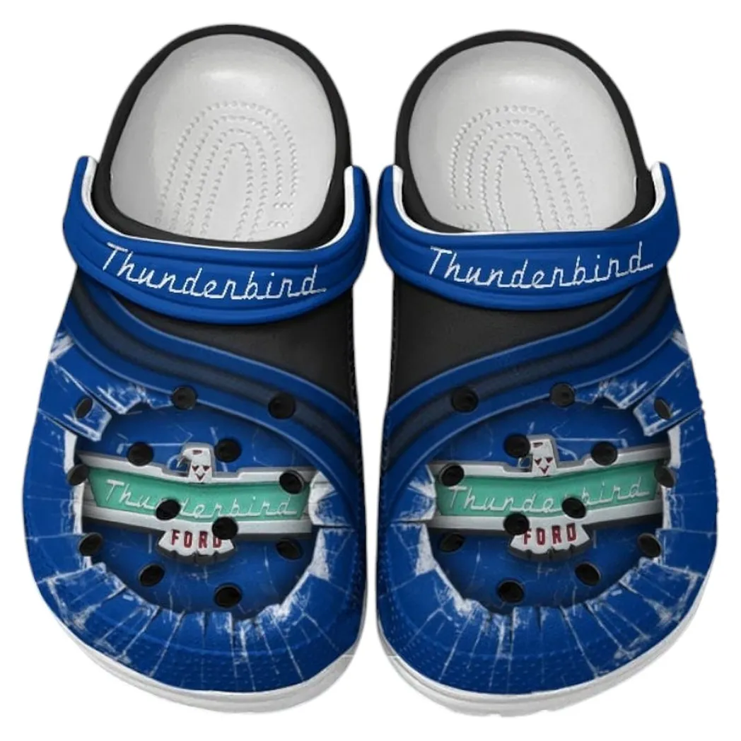 thunderbird crocs clogs men women gift for thunderbird fan car188032025155 blue bverj