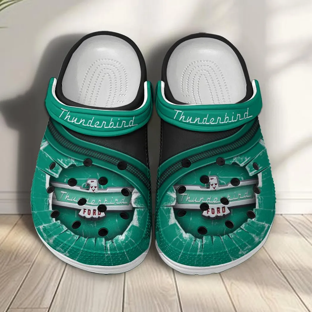 thunderbird crocs clogs men women gift for thunderbird fan car188032025155 green einc5