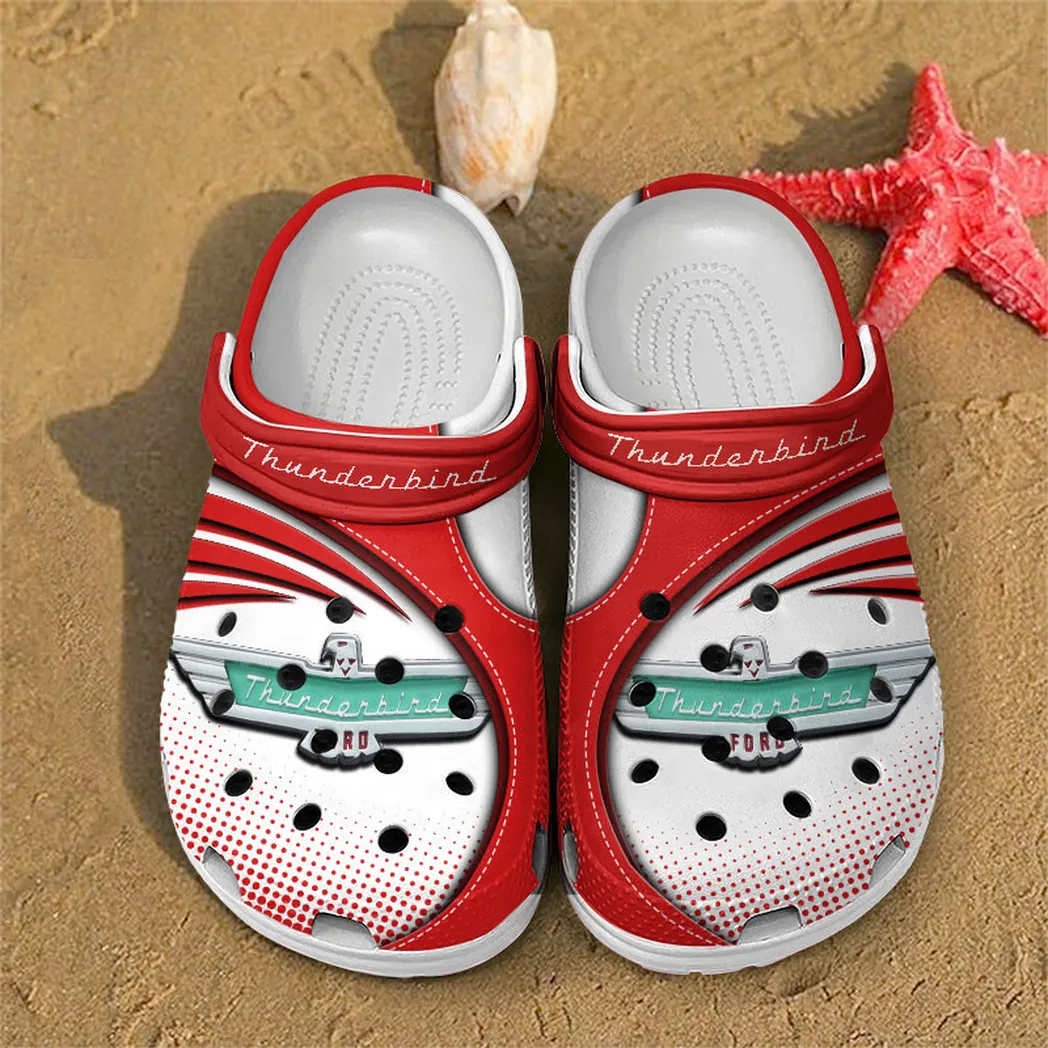 thunderbird crocs sandals for men women gift for thunderbird fan car181031525717 red jfbve