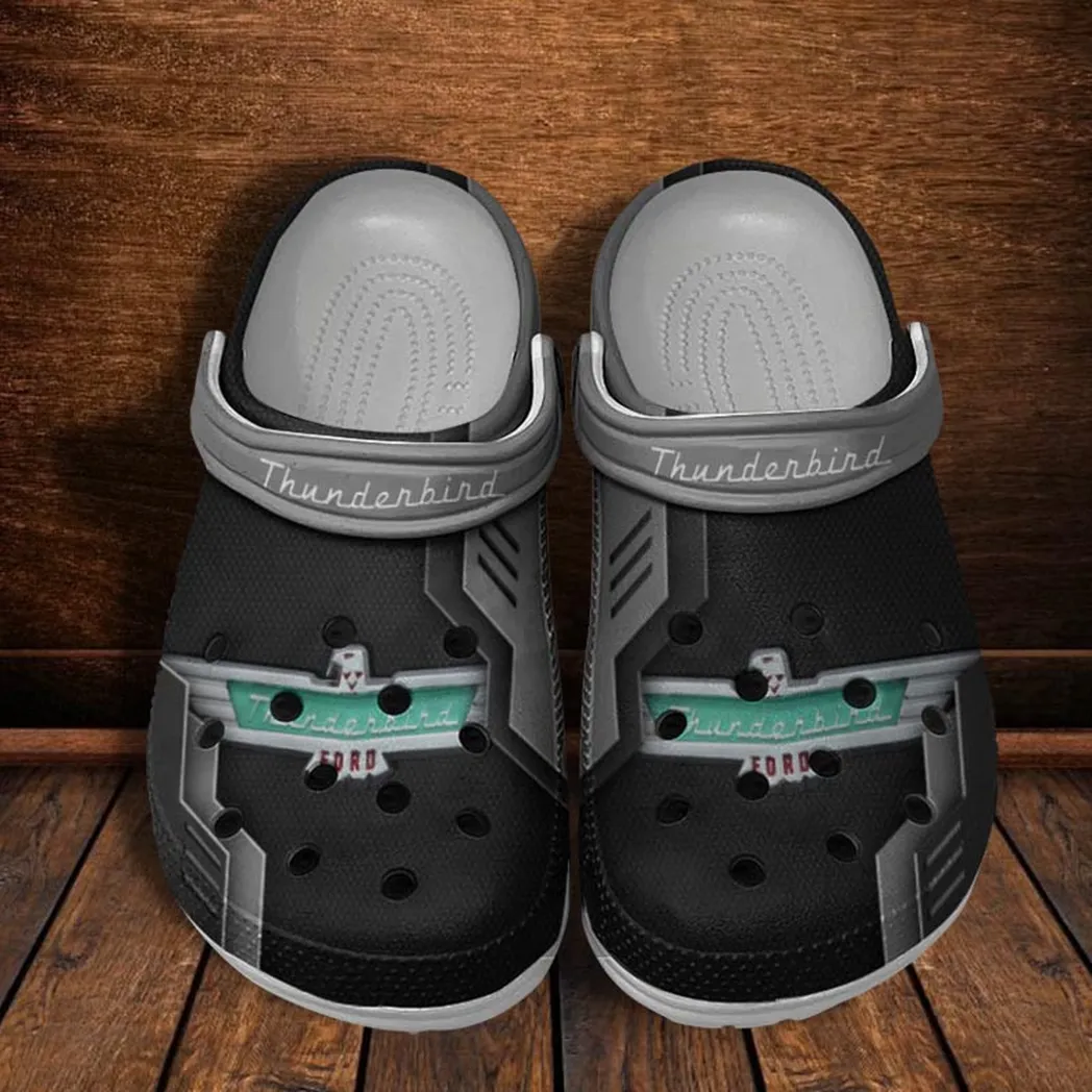 thunderbird crocs shoes clogs men women gift for thunderbird fan car185031525236 gray yw2zn