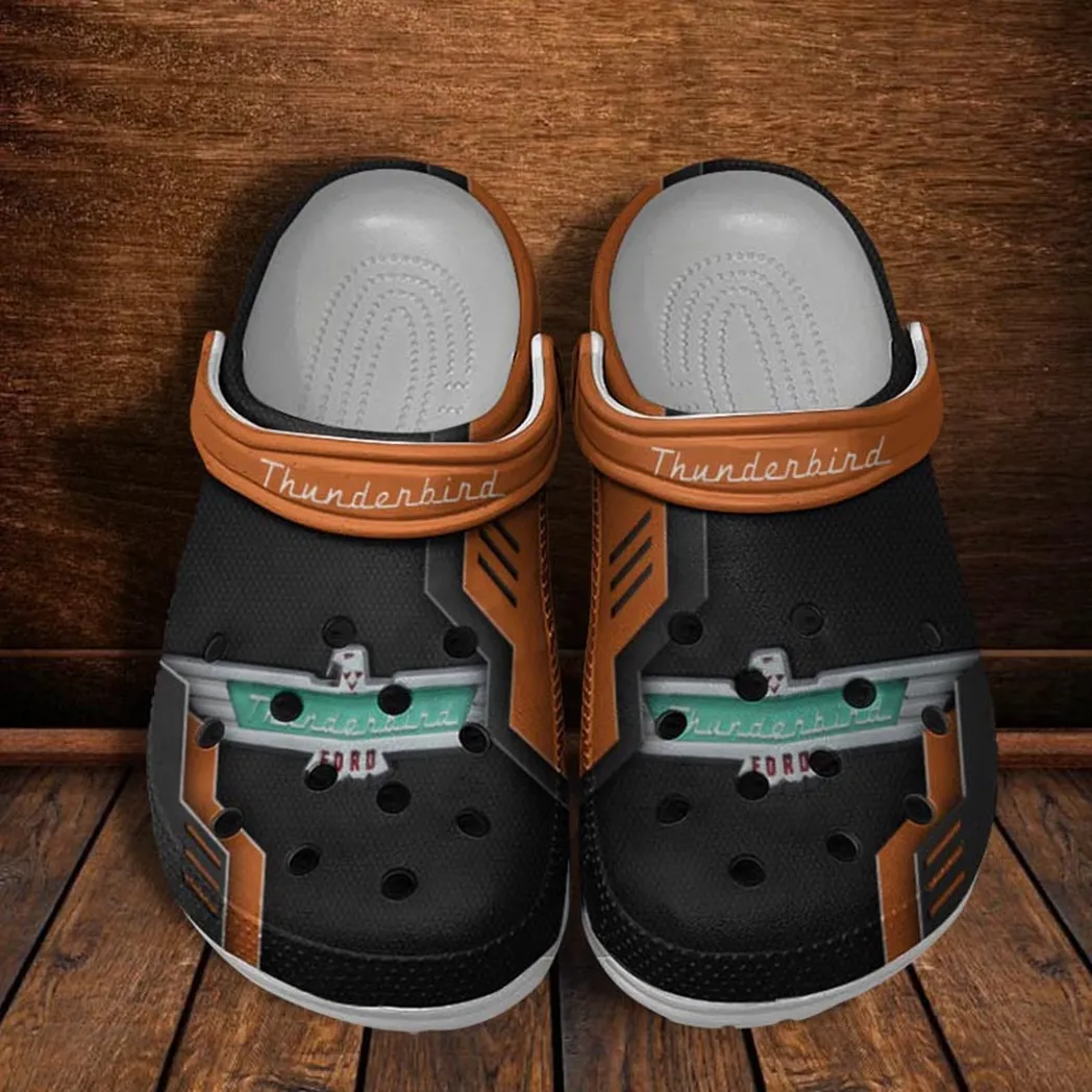 thunderbird crocs shoes clogs men women gift for thunderbird fan car185031525236 orange 5q4bc
