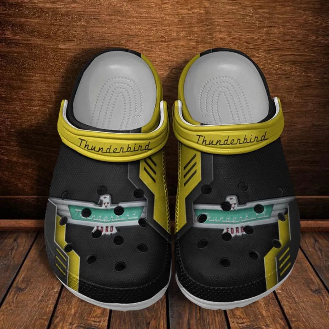thunderbird crocs shoes clogs men women gift for thunderbird fan car185031525236 yellow nzoqg