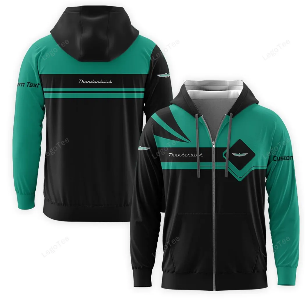 Thunderbird Zipper Hoodie, Gift For Thunderbird Lovers, Gift For Him, Husband, Boyfriend CAR9803032574