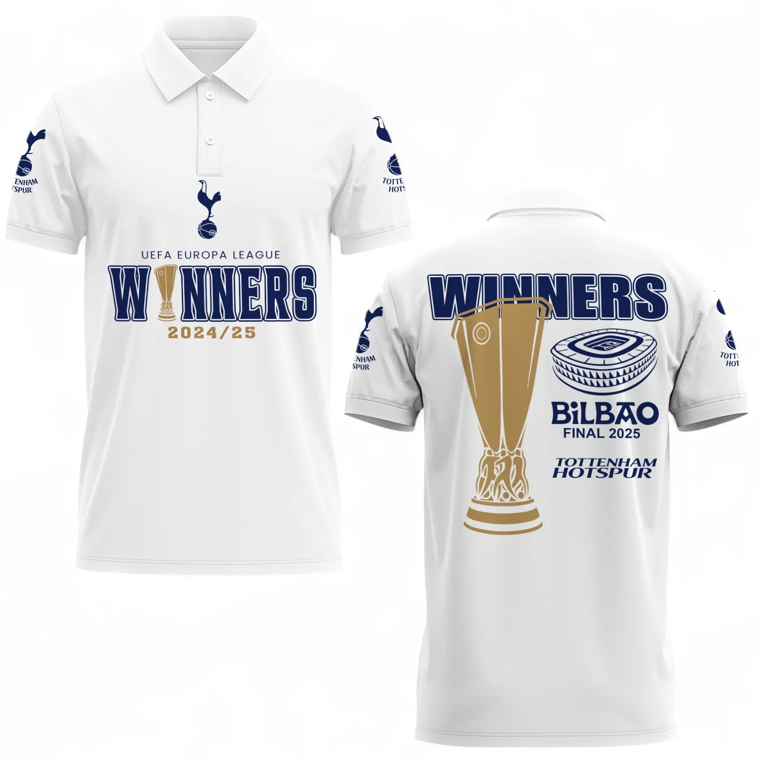 tottenham hotspur polo shirt champions uefa europa 2025 epl81052225467