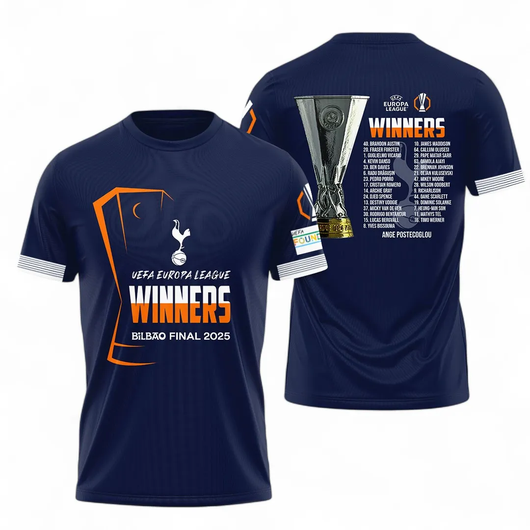 tottenham hotspur t shirt champions uefa europa 2025 epl81052225486 bd8ub