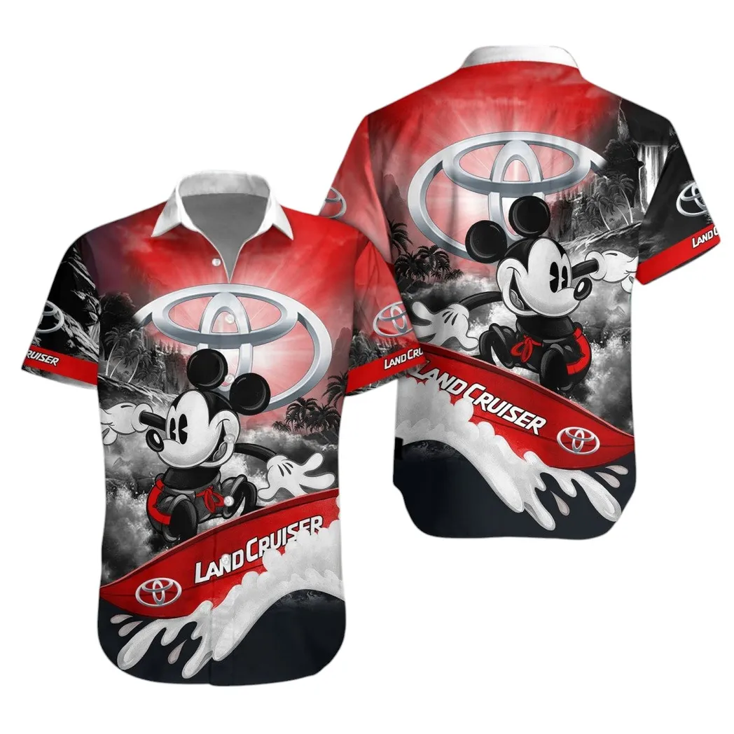 toyota land cruiser hawaiian shirt for men gift for toyota land cruiser lovers gift for him husband boyfriend car53030625111 doml2