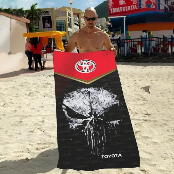 toyota beach towel gift for toyota lovers gift for him husband boyfriend car17302252565 gbooe