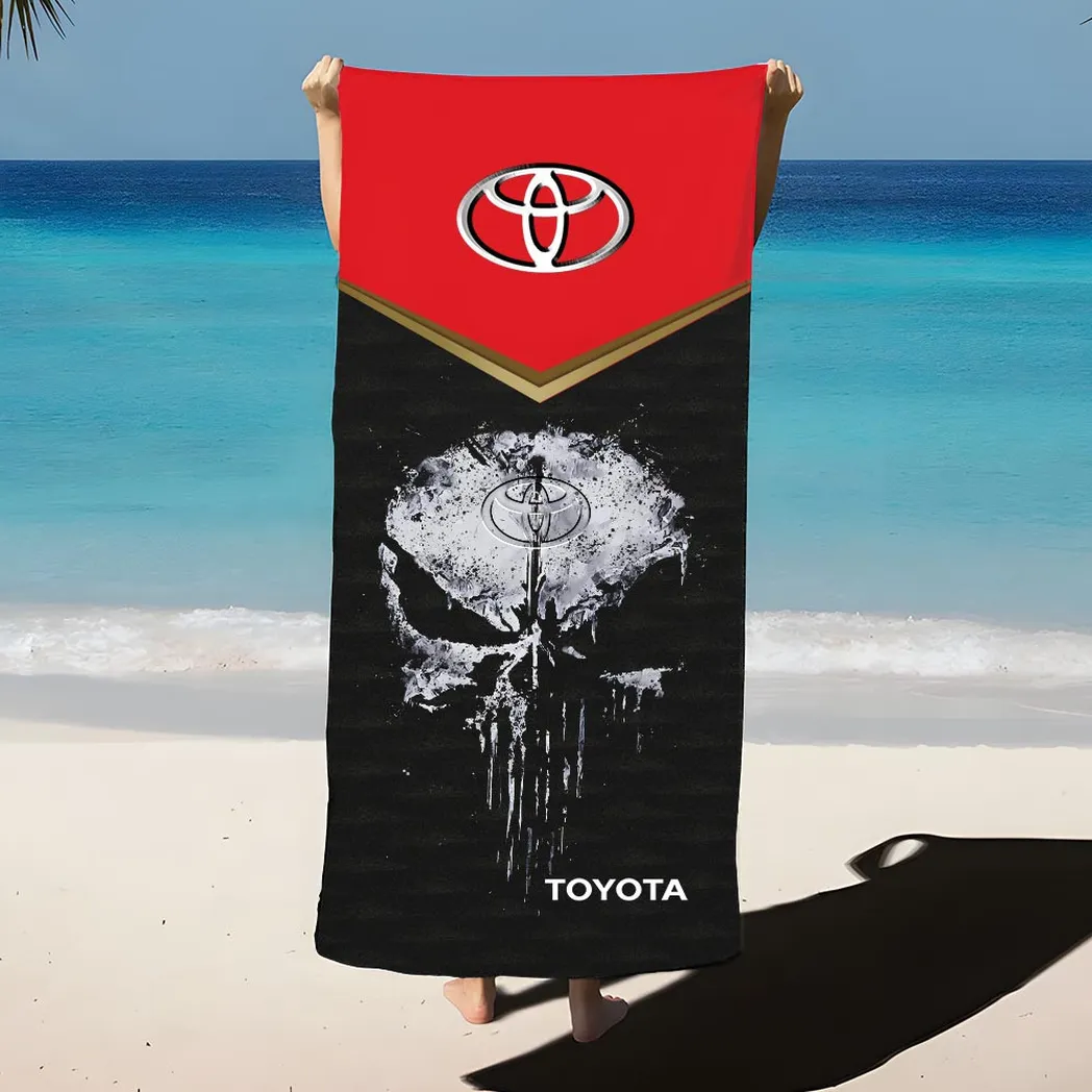 toyota beach towel gift for toyota lovers gift for him husband boyfriend car17302252565 wdmlf