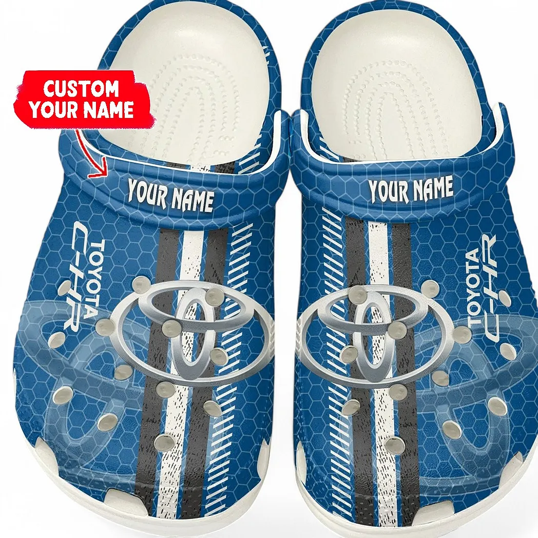 Toyota C-HR Crocs Shoes Gift For Toyota C-HR Lovers, Birthday Gift For Husband, Boyfriend CAR82022025660 - White
