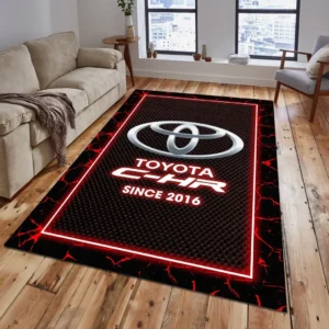 Toyota C HR Rug, All Over Print Carpet For Toyota C HR Lovers CAR5202192580 - Red