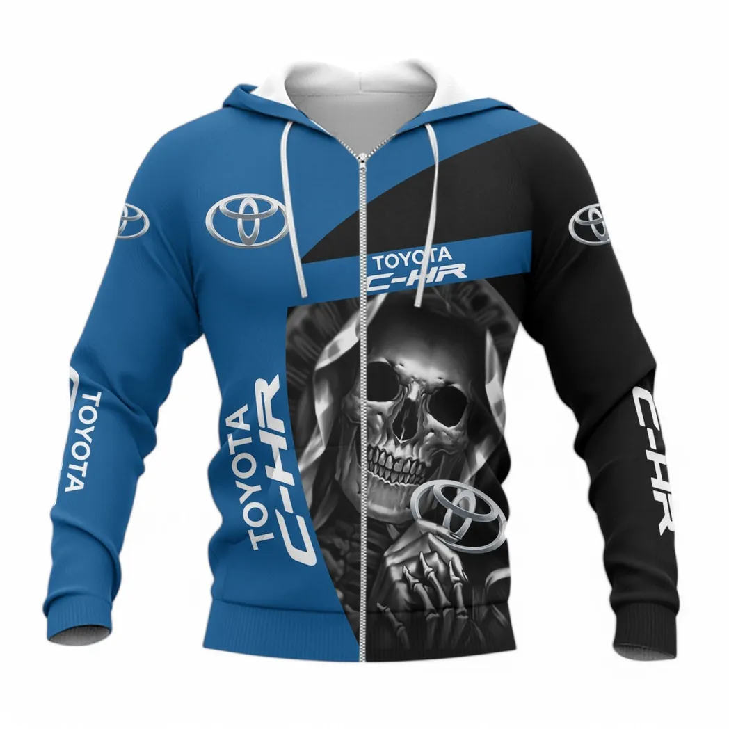 Toyota C HR Zipper Hoodie, Gift For Toyota C HR Lovers, Gift For Him, Husband, Boyfriend CAR6702212592