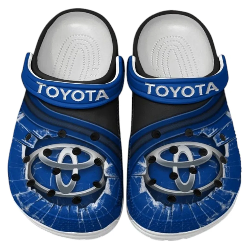 Toyota Crocs Clogs Men Women, Gift For Toyota Fan CAR188032025118 - Blue