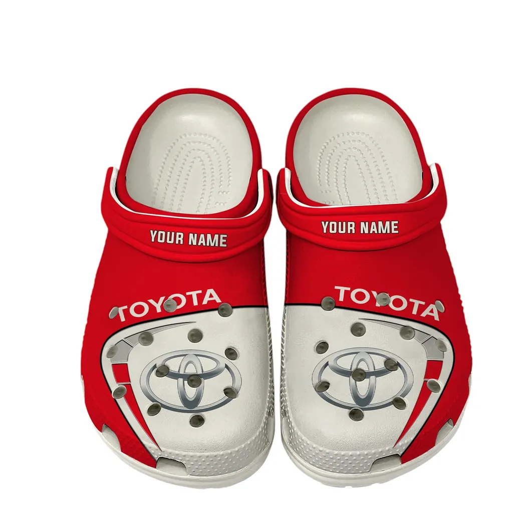 toyota crocs gift for toyota lover gift for him husband boyfriend car16802262565 white v6m7c