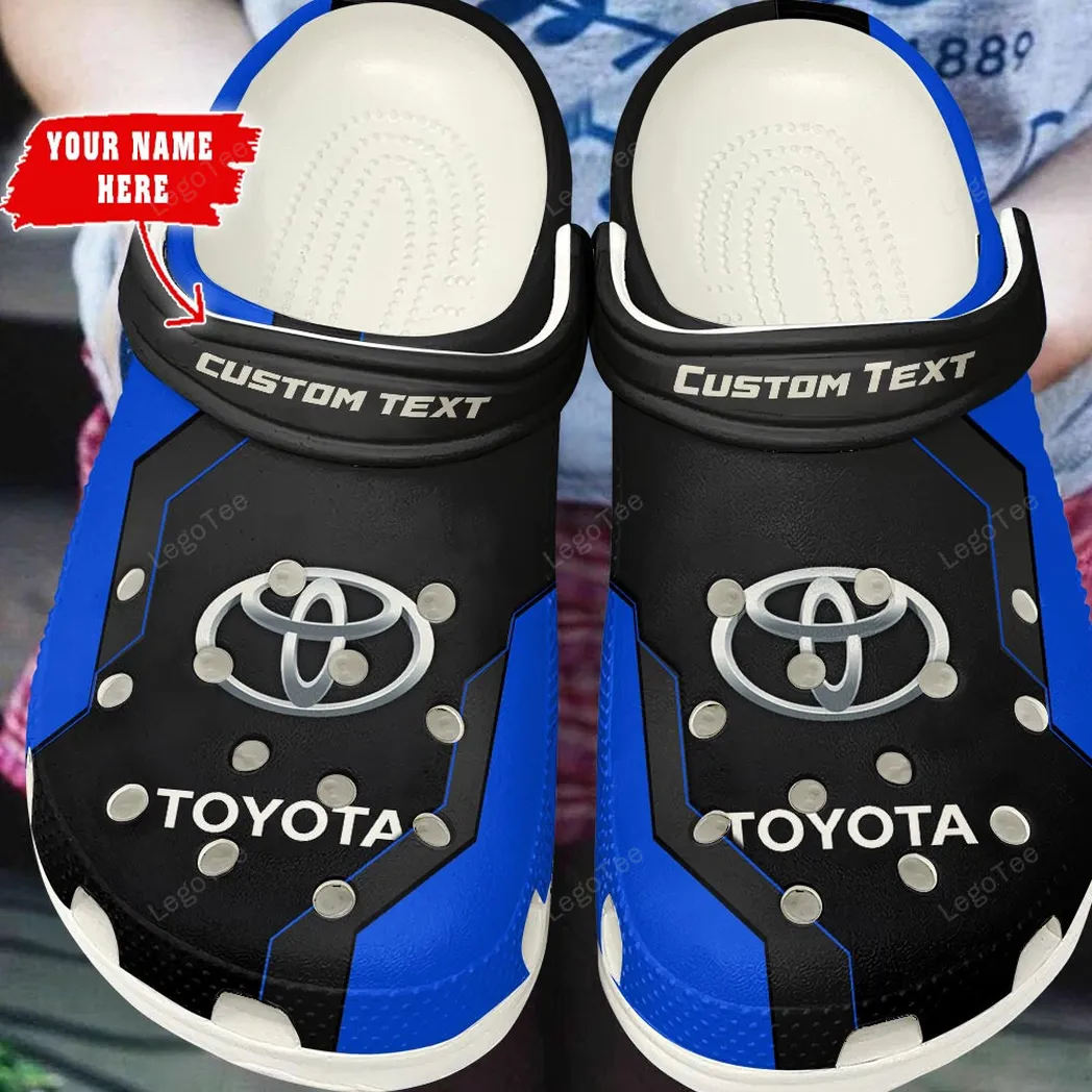 toyota crocs gift for toyota lovers gift for him husband boyfriend blue car140021225559 1