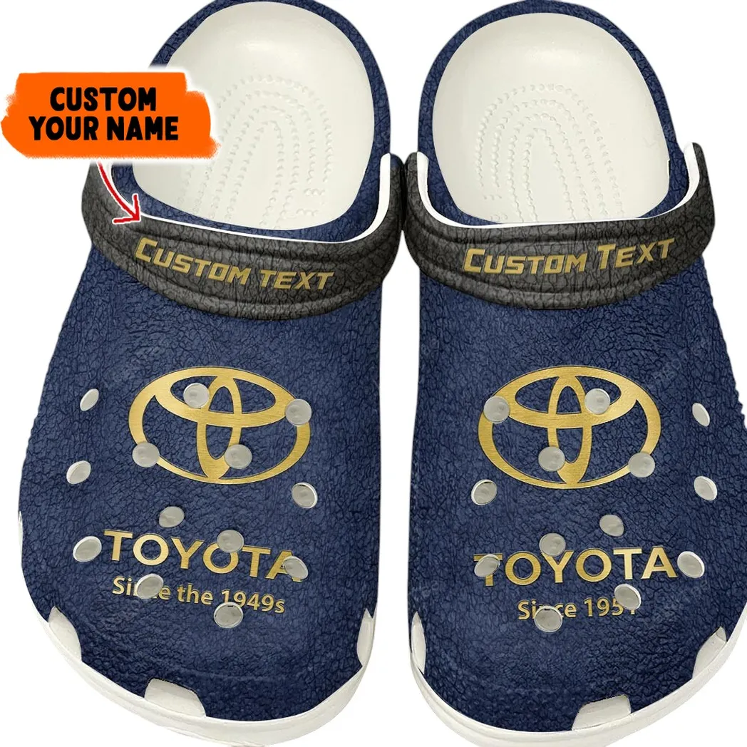 Toyota Crocs, Gift For Toyota Lovers, Gift For Him, Husband, Boyfriend - Blue CAR141021225675-1