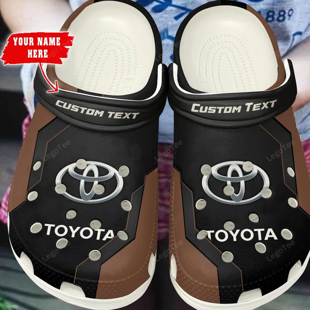 toyota crocs gift for toyota lovers gift for him husband boyfriend brown car140021225559 2 psmkn