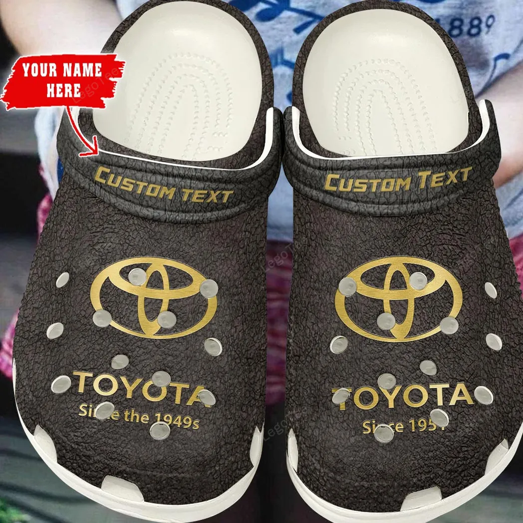 toyota crocs gift for toyota lovers gift for him husband boyfriend brown car141021225675 2 1azp8