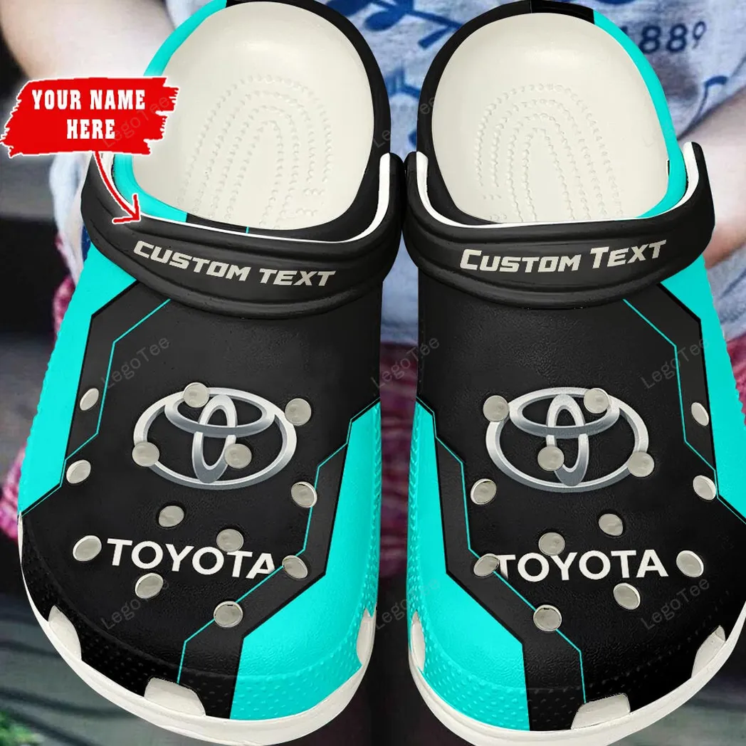 toyota crocs gift for toyota lovers gift for him husband boyfriend cyan car140021225559 3 cftb1