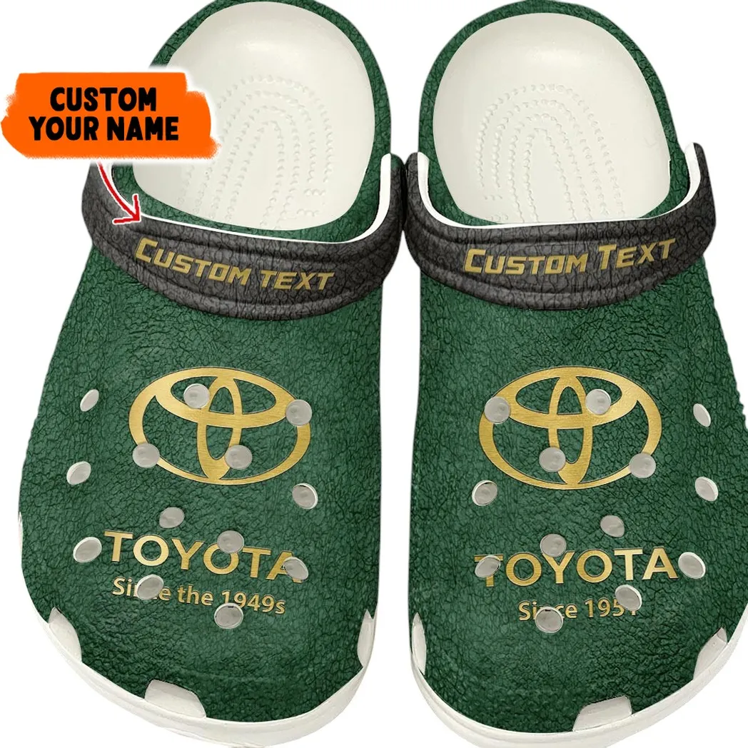 Toyota Crocs, Gift For Toyota Lovers, Gift For Him, Husband, Boyfriend - Kelly Green CAR141021225675-6