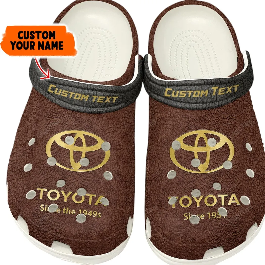 Toyota Crocs, Gift For Toyota Lovers, Gift For Him, Husband, Boyfriend - Orange CAR141021225675-7