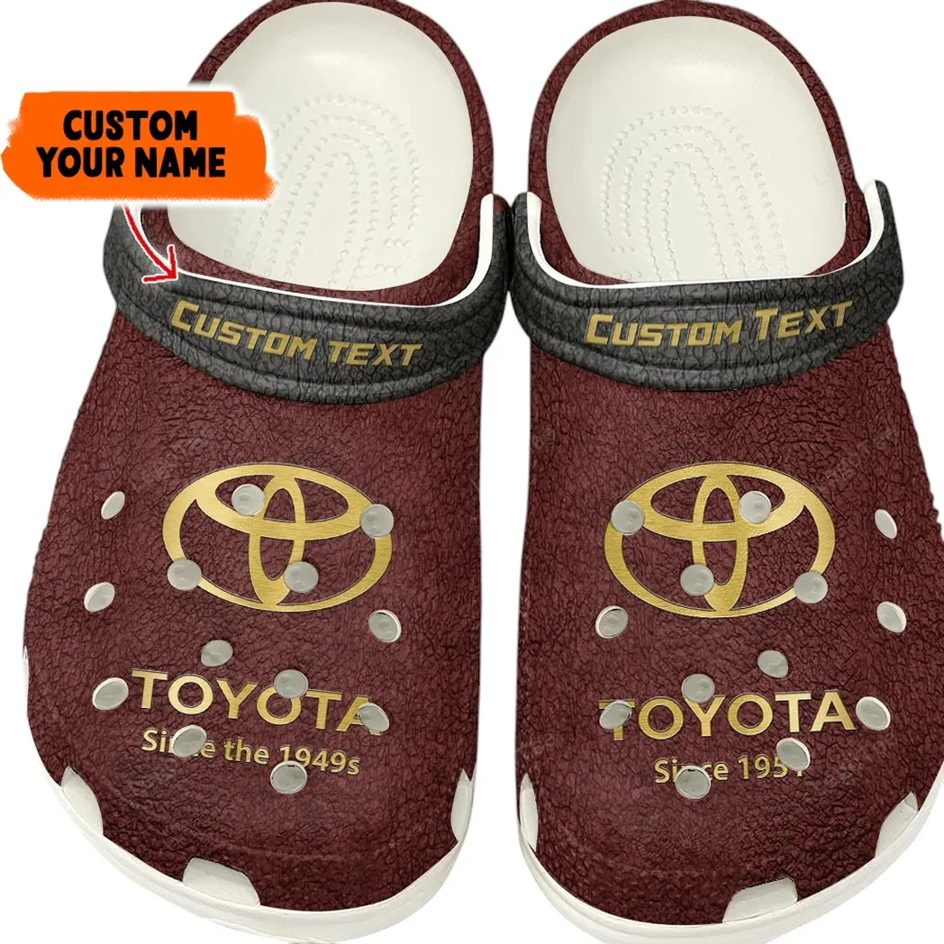 Toyota Crocs, Gift For Toyota Lovers, Gift For Him, Husband, Boyfriend - Red CAR141021225675-8