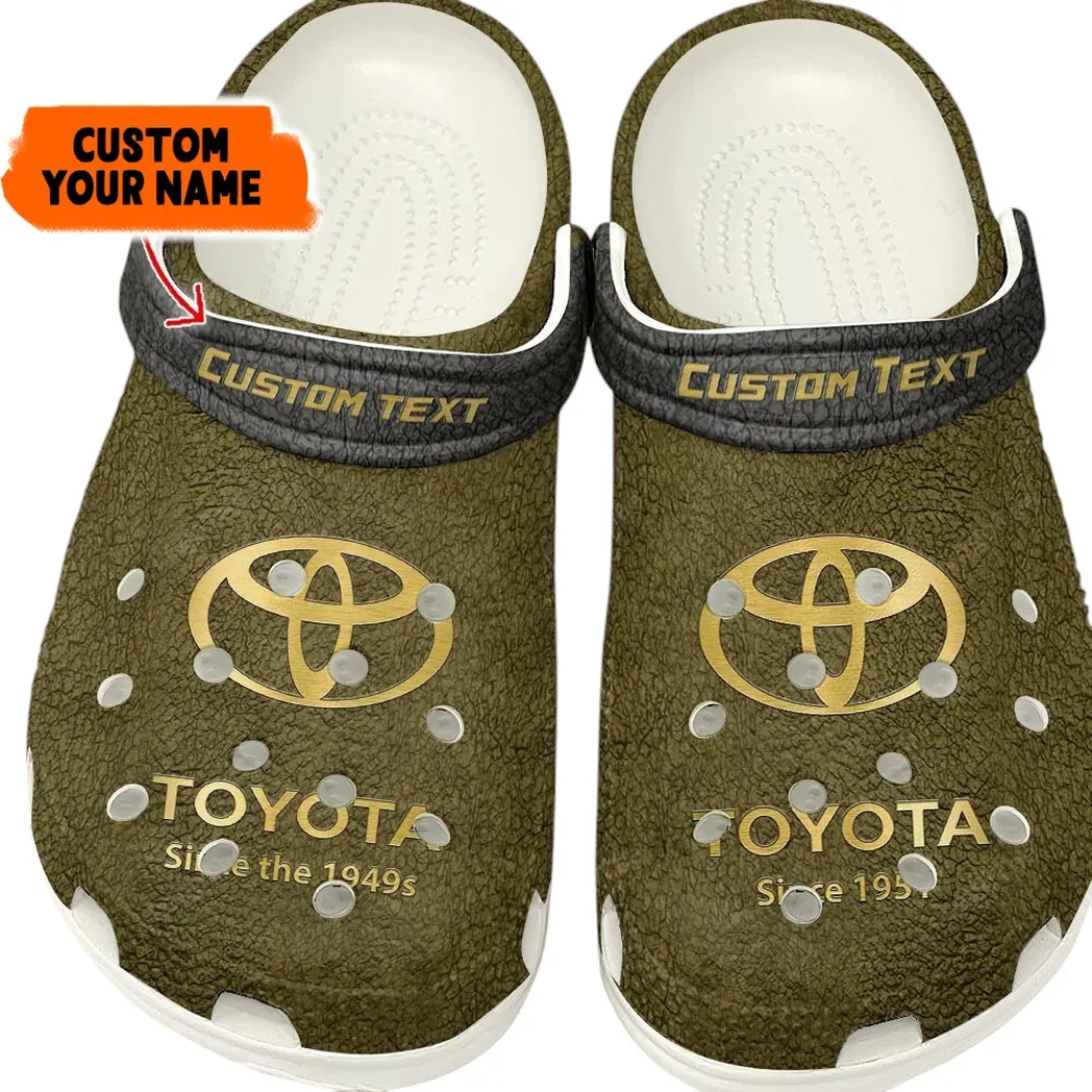 toyota crocs gift for toyota lovers gift for him husband boyfriend yellow car141021225675 9