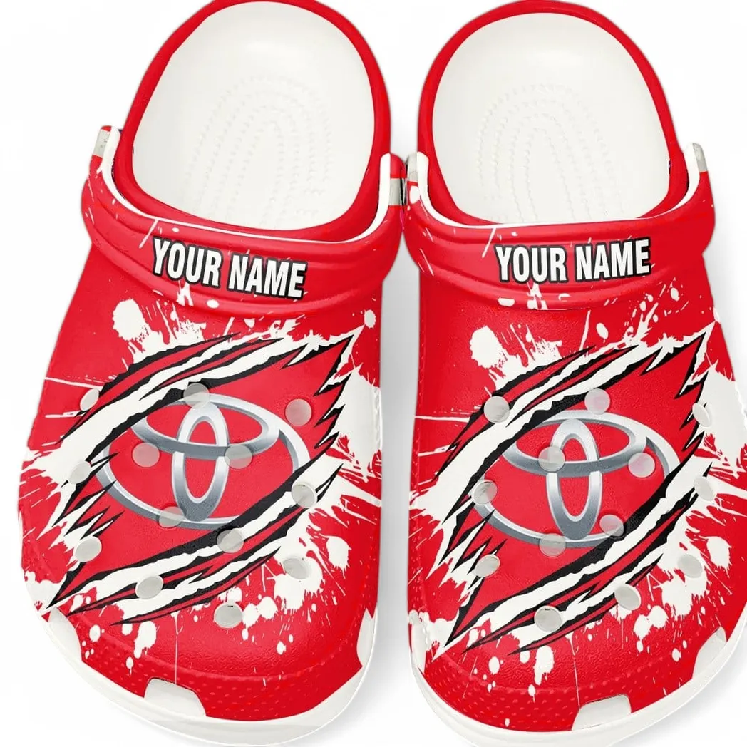 toyota crocs gift for toyota lovers gift for him husband boyfriend car5602192579 white sanqu