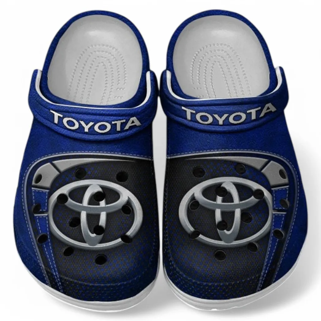 Toyota Crocs Sandals For Men Women, Gift For Toyota Fan CAR177031425555 - Blue