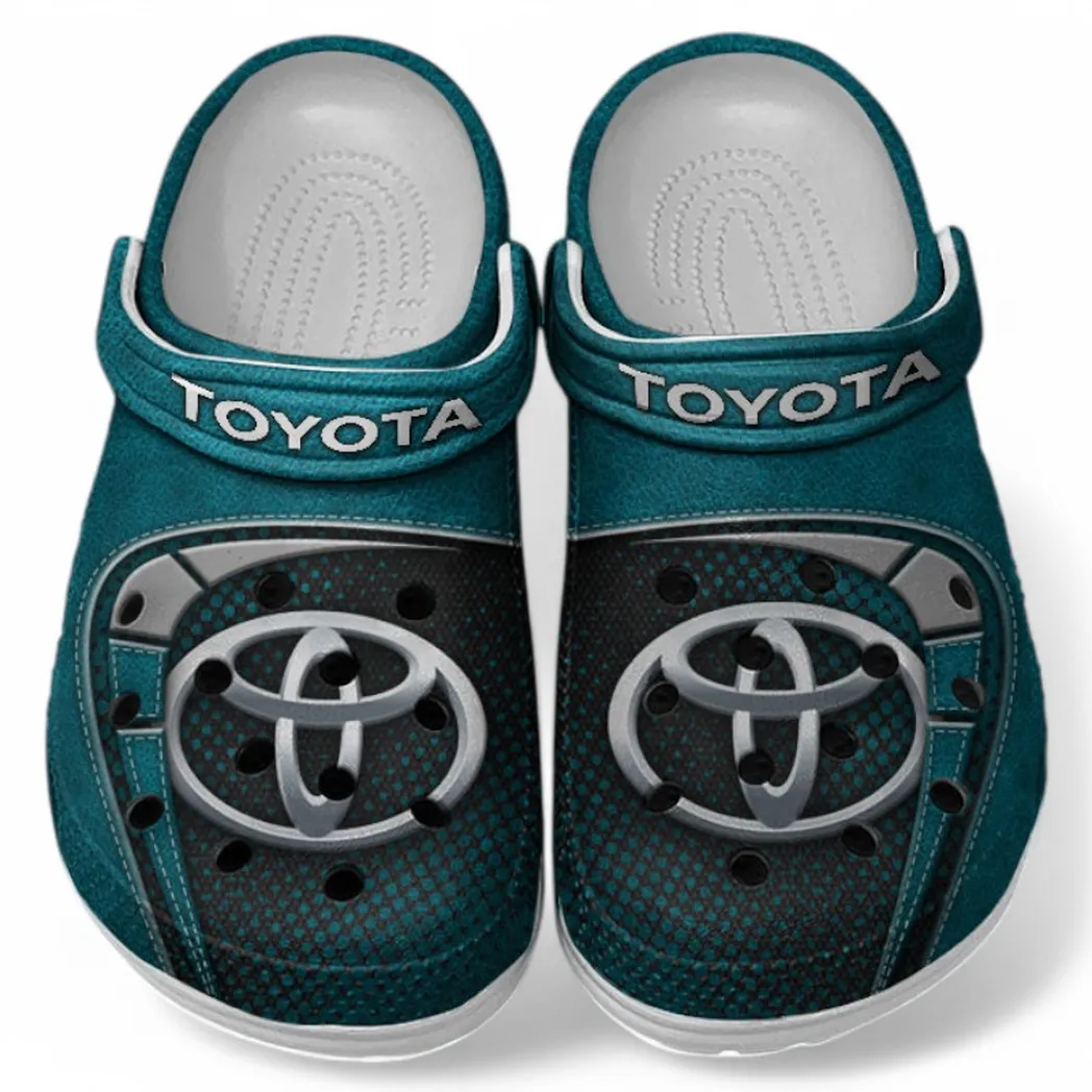 Toyota Crocs Sandals For Men Women, Gift For Toyota Fan CAR177031425555 - Cyan