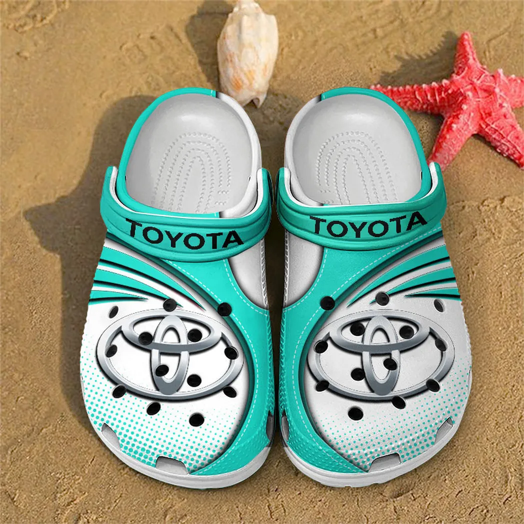 toyota crocs sandals for men women gift for toyota fan car181031525691 cyan