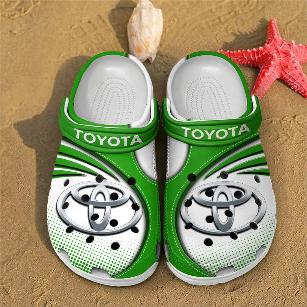 toyota crocs sandals for men women gift for toyota fan car181031525691 green