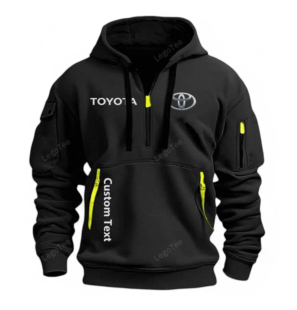 toyota half zip hoodie for men gift for him husband boyfriend black car112021425564 1 56jnl