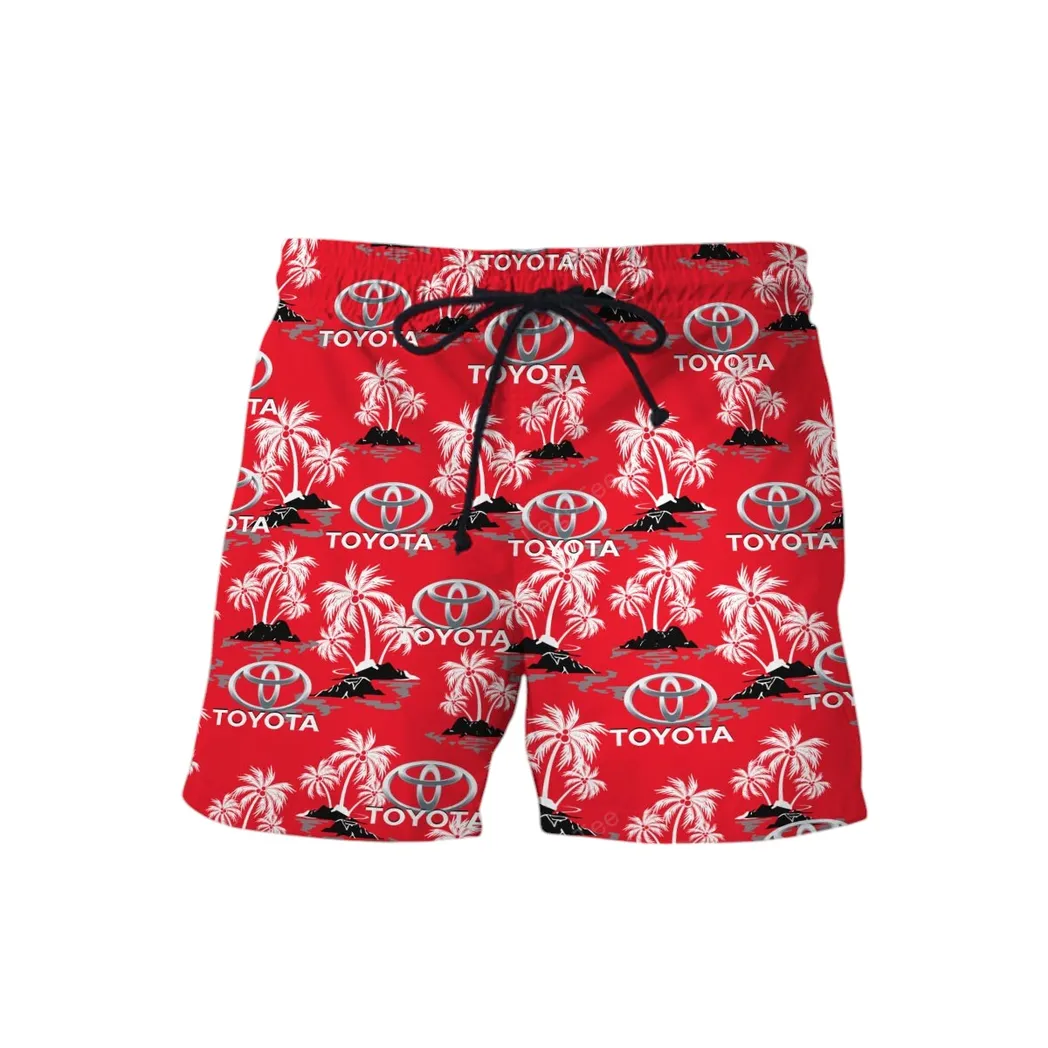toyota hawaiian shirt set for men gift for toyota lovers gift for him husband boyfriend car144021125468 1