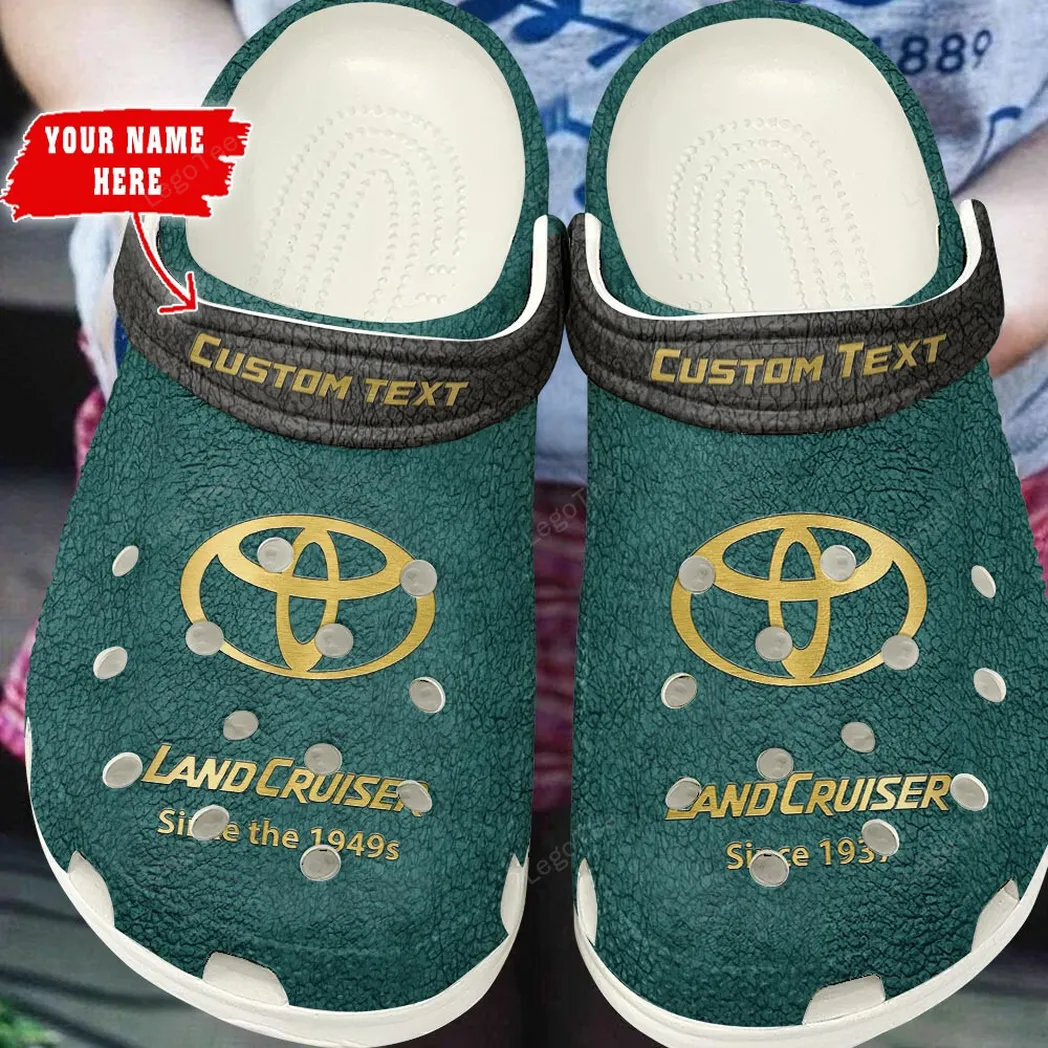 toyota land cruiser crocs gift for toyota land cruiser lovers gift for him husband boyfriend cyan car141021225666 3 vvyl9