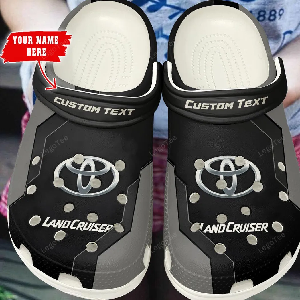 toyota land cruiser crocs gift for toyota land cruiser lovers gift for him husband boyfriend gray car140021225557 4 kqcza