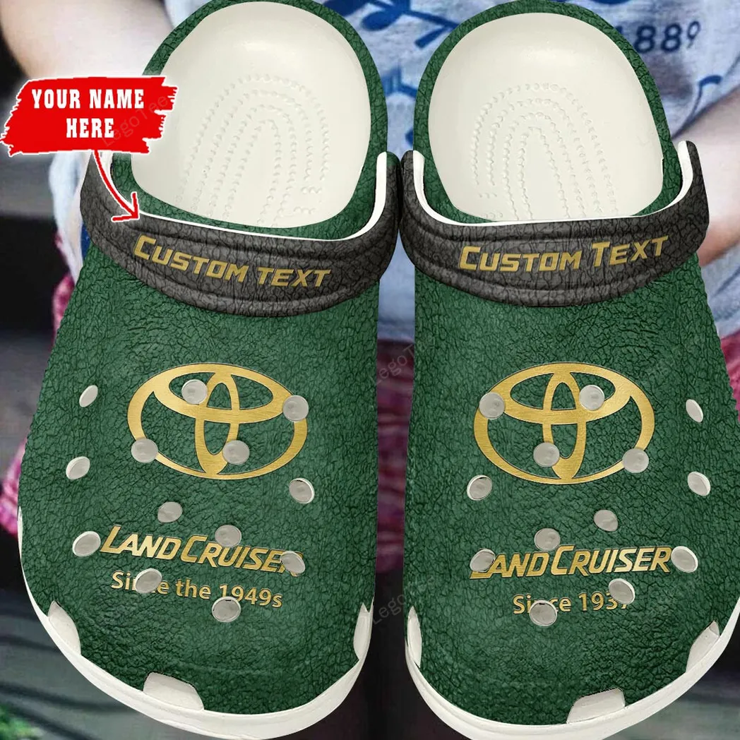 toyota land cruiser crocs gift for toyota land cruiser lovers gift for him husband boyfriend kelly green car141021225666 6 qkgci