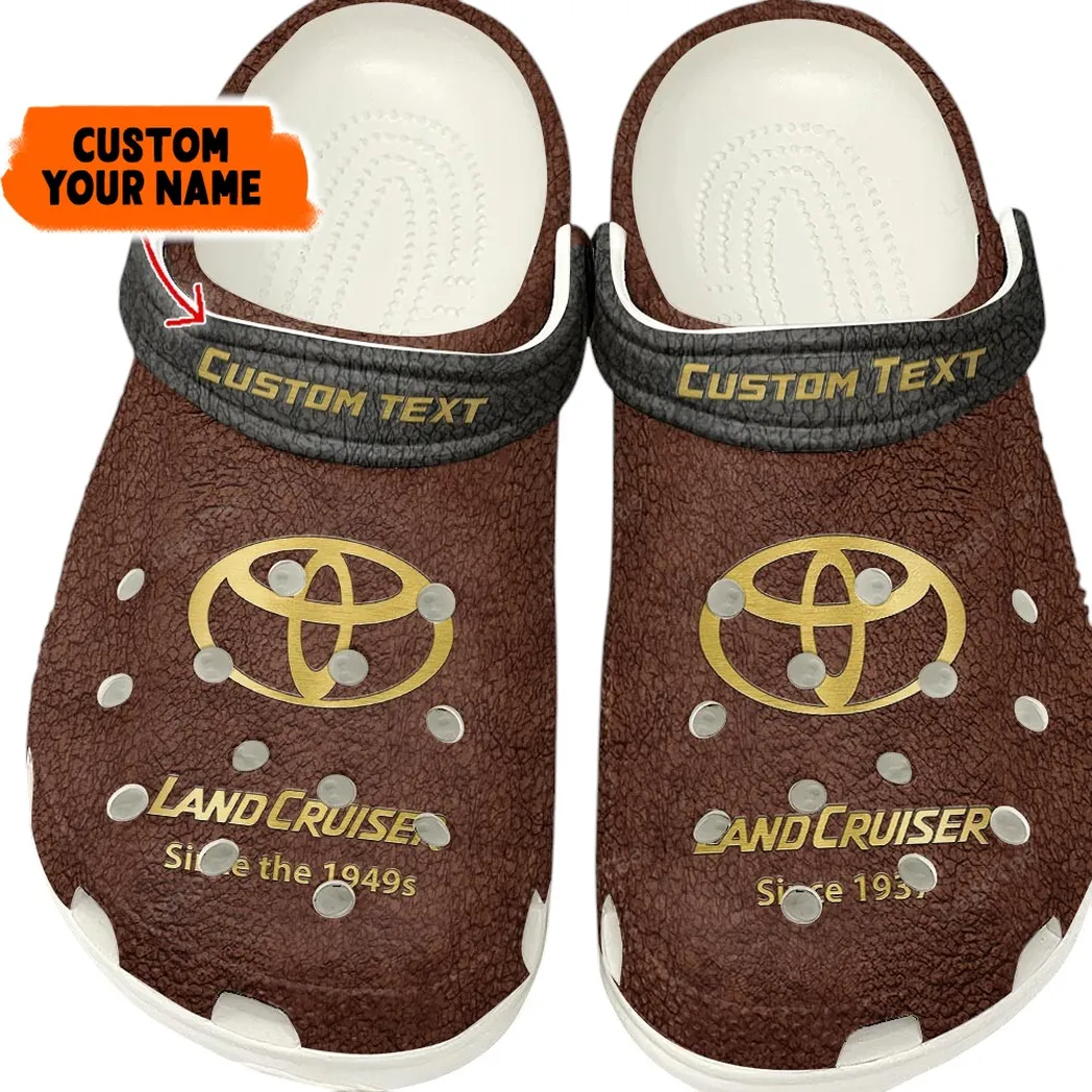 Toyota Land Cruiser Crocs, Gift For Toyota Land Cruiser Lovers, Gift For Him, Husband, Boyfriend - Orange CAR141021225666-7