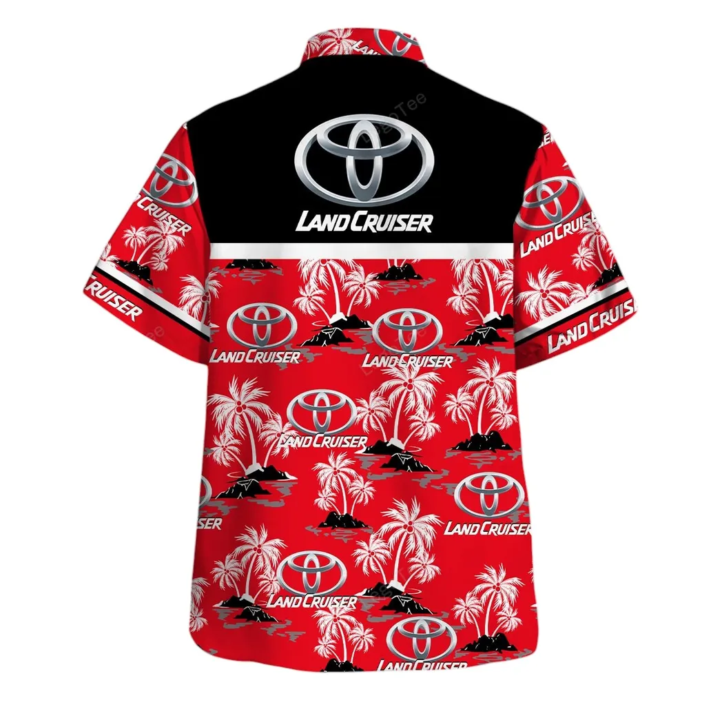 toyota land cruiser hawaiian shirt set for men gift for toyota land cruiser lovers gift for him husband boyfriend car144021125479 1 kwzt8