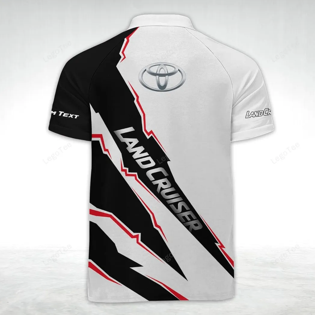 toyota land cruiser zipper polo shirt gift for toyota land cruiser lovers gift for gift for him husband boyfriend car128021025015 5sisz