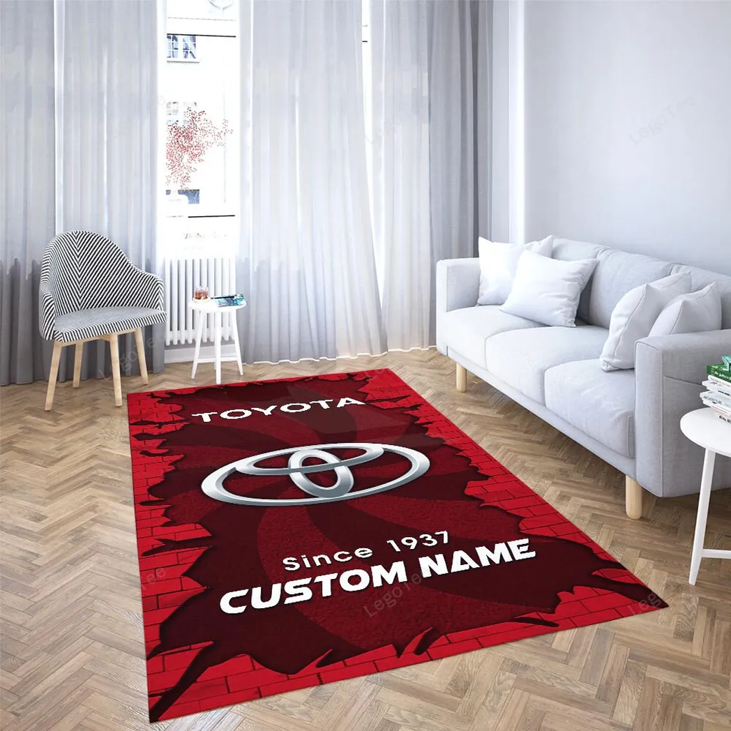 toyota rug gift for toyota lovers gift for him husband boyfriend car133021225646 hdojf