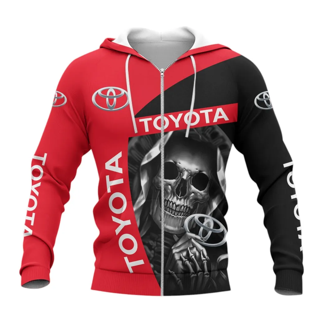 Toyota Zipper Hoodie, Gift For Toyota Lovers, Gift For Him, Husband, Boyfriend CAR6702212523
