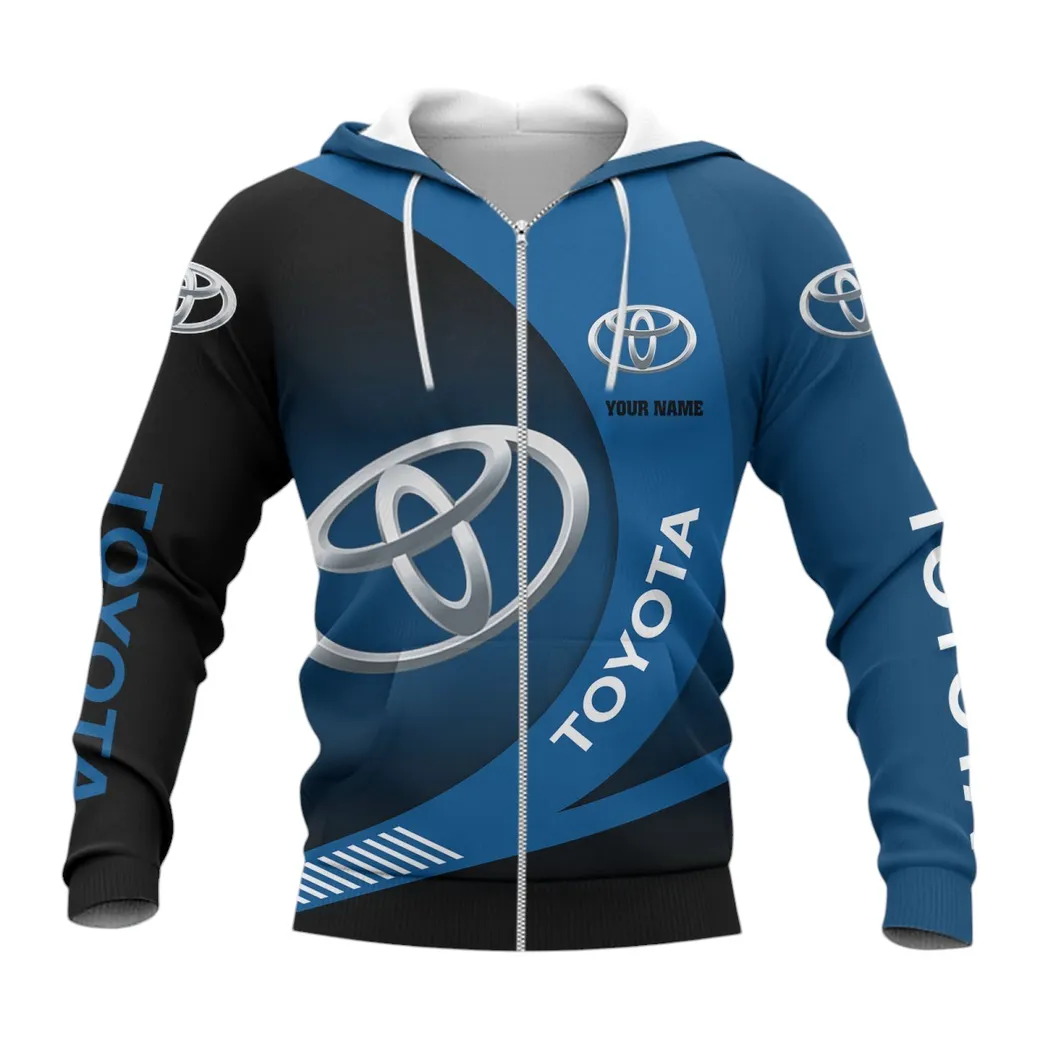 toyota zipper hoodie gift for toyota lovers gift for him husband boyfriend car7402222567 oheq4
