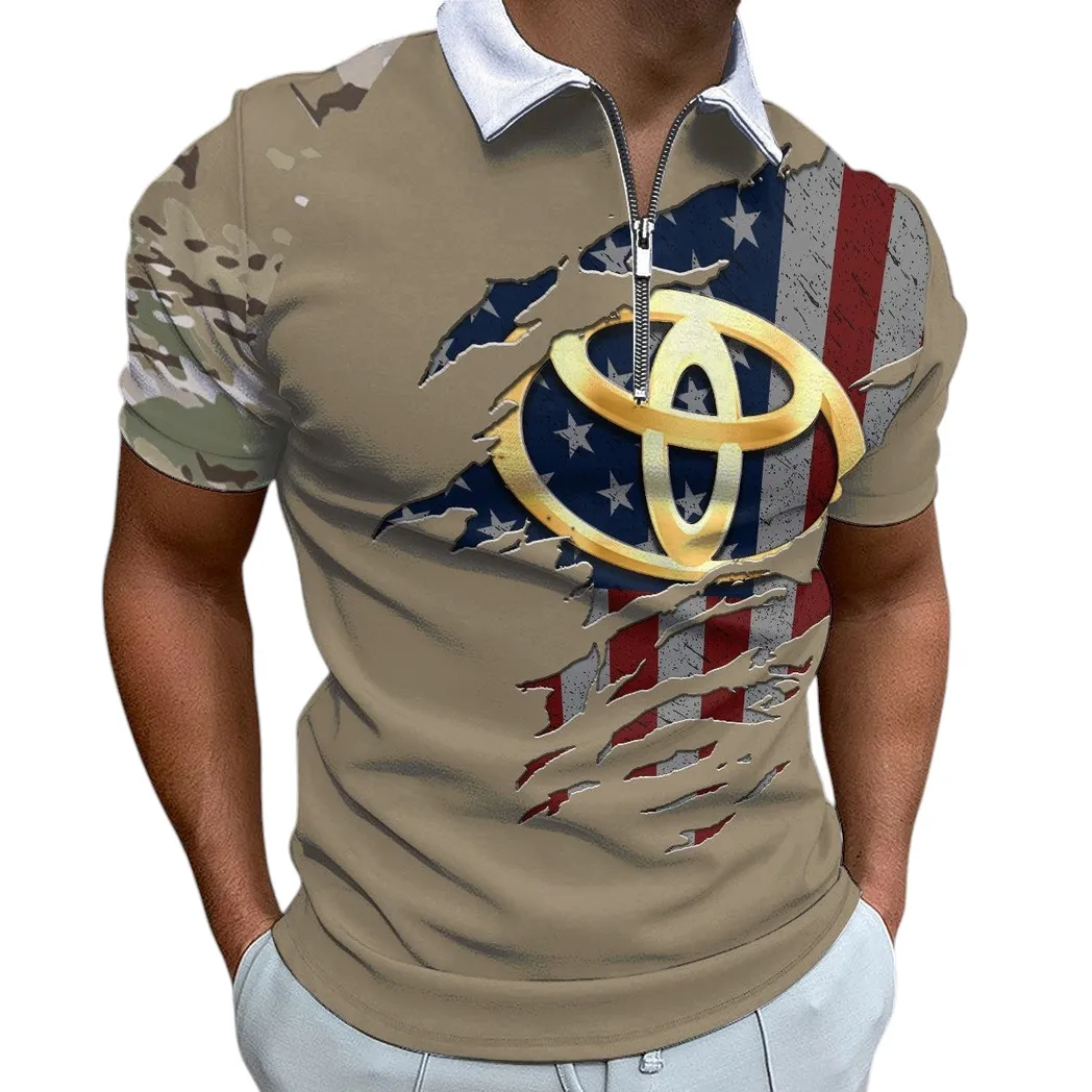 toyota zipper polo shirt gift for toyota lovers gift for him husband boyfriend car340213065 1 d0ukf