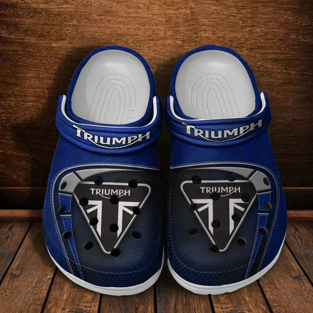 triumph crocs shoes clogs men women gift for triumph fan car183031725116 blue fwzqr
