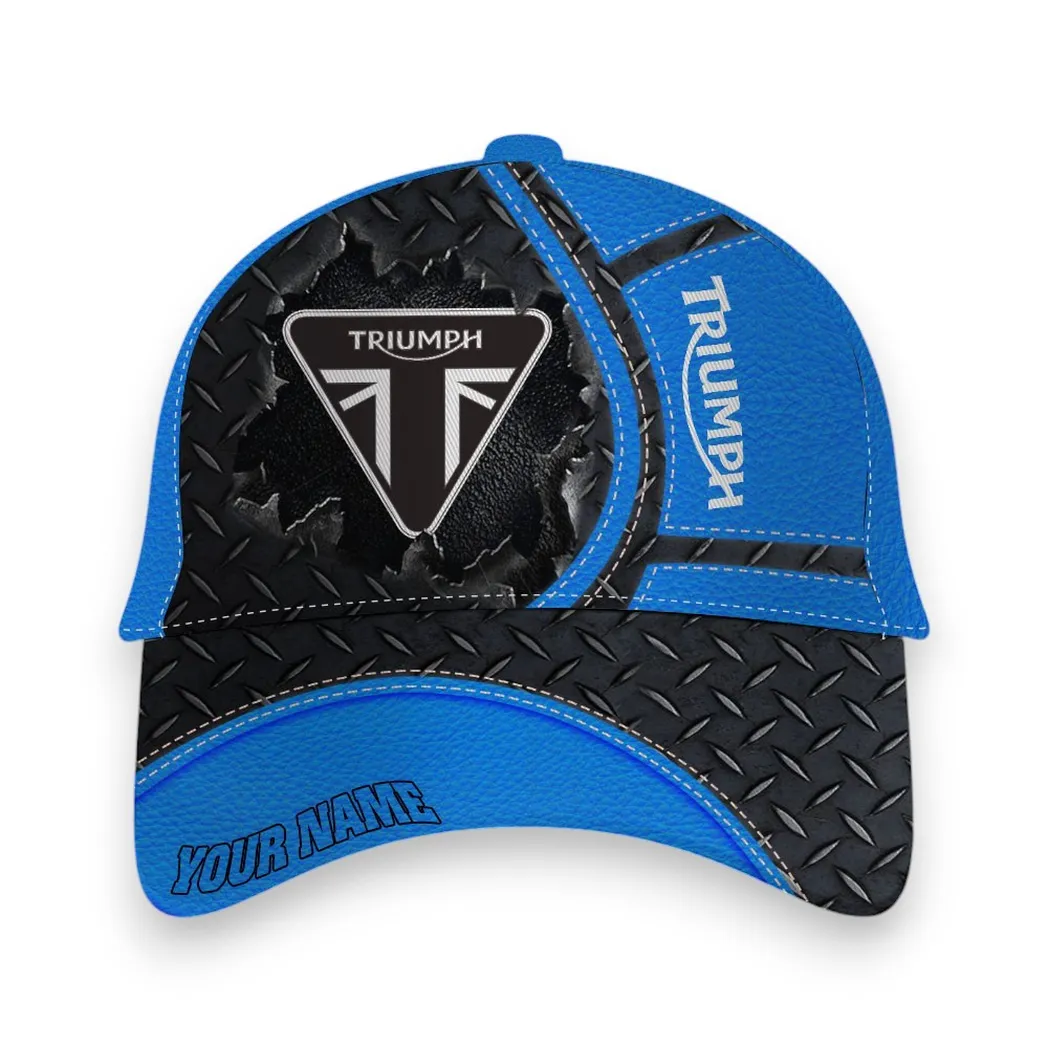 Triumph Motorcycles Classic Cap, Gift For Triumph Motorcycles Lovers, Gift For Him, Husband, Boyfriend - Blue CAR49021825075-1