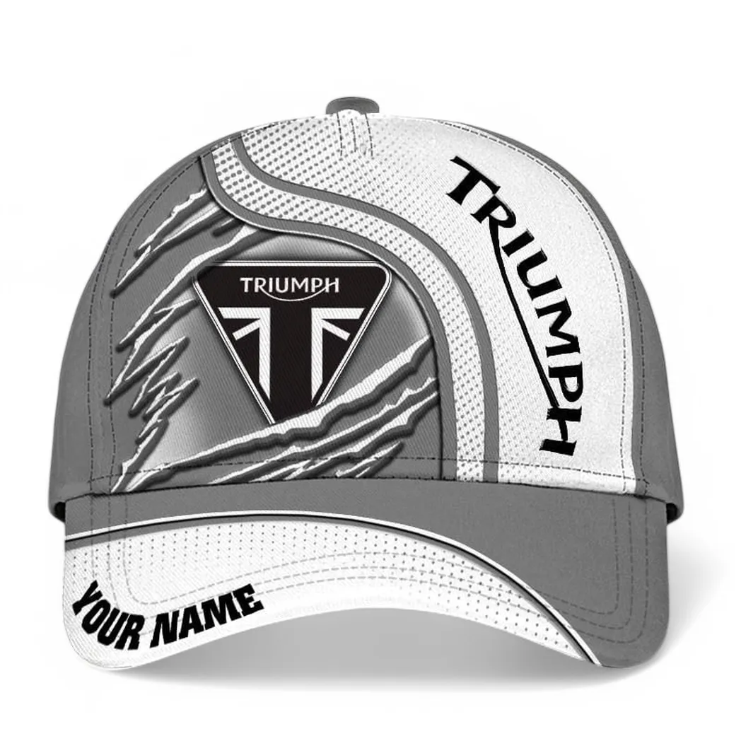 Triumph Motorcycles Classic Cap, Gift For Triumph Motorcycles Lovers, Gift For Him, Husband, Boyfriend CAR50021825092 - White