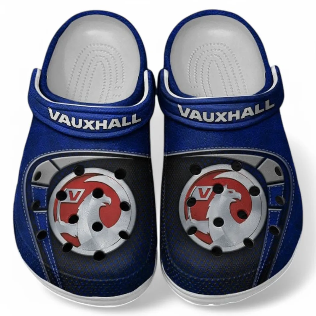 Vauxhall Crocs Sandals For Men Women, Gift For Vauxhall Fan CAR177031425602 - Blue