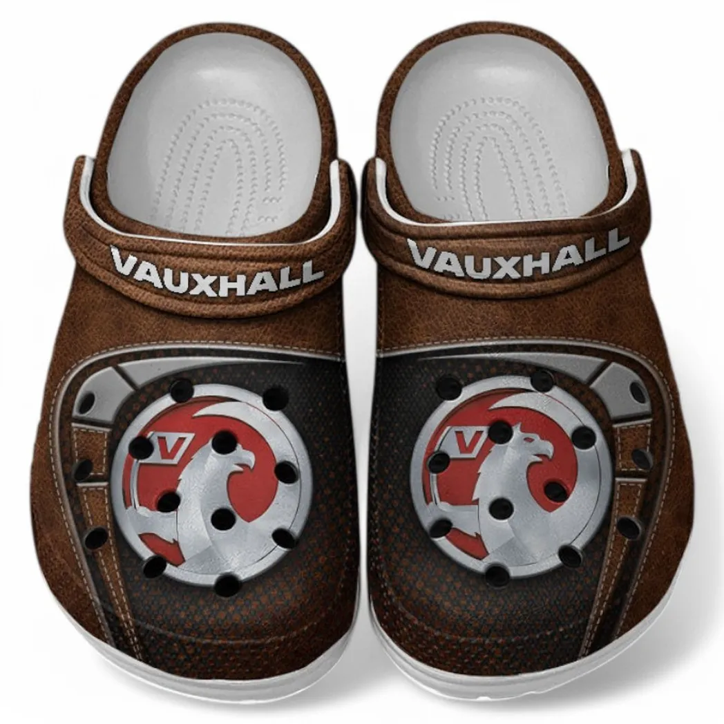 Vauxhall Crocs Sandals For Men Women, Gift For Vauxhall Fan CAR177031425602 - Brown