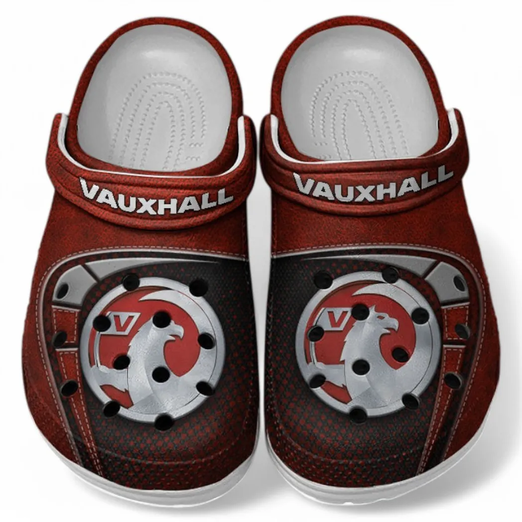 Vauxhall Crocs Sandals For Men Women, Gift For Vauxhall Fan CAR177031425602 - Red